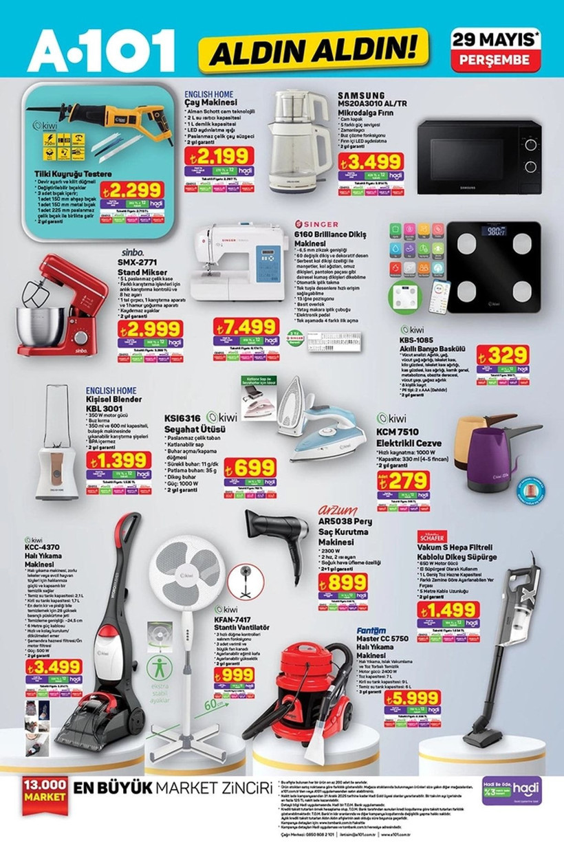 A101 29 MAYIS 2025 ALDIN ALDIN KATALOĞU: A101'e 3 tekerlekli elektrikli moped geliyor! - Resim: 6