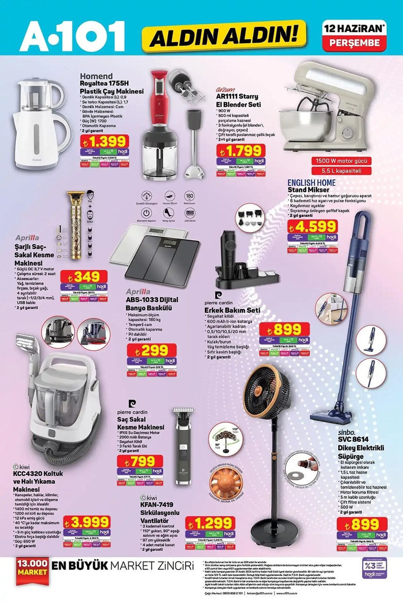 A101 12 HAZİRAN 2025 ALDIN ALDIN KATALOĞU: A101'e katlanabilir elektrikli bisiklet Geliyor! - Resim: 6