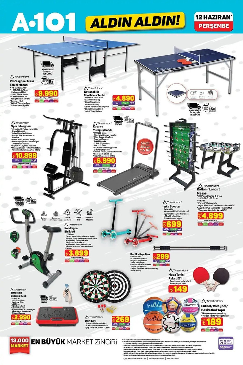 A101 12 HAZİRAN 2025 ALDIN ALDIN KATALOĞU: A101'e katlanabilir elektrikli bisiklet Geliyor! - Resim: 10