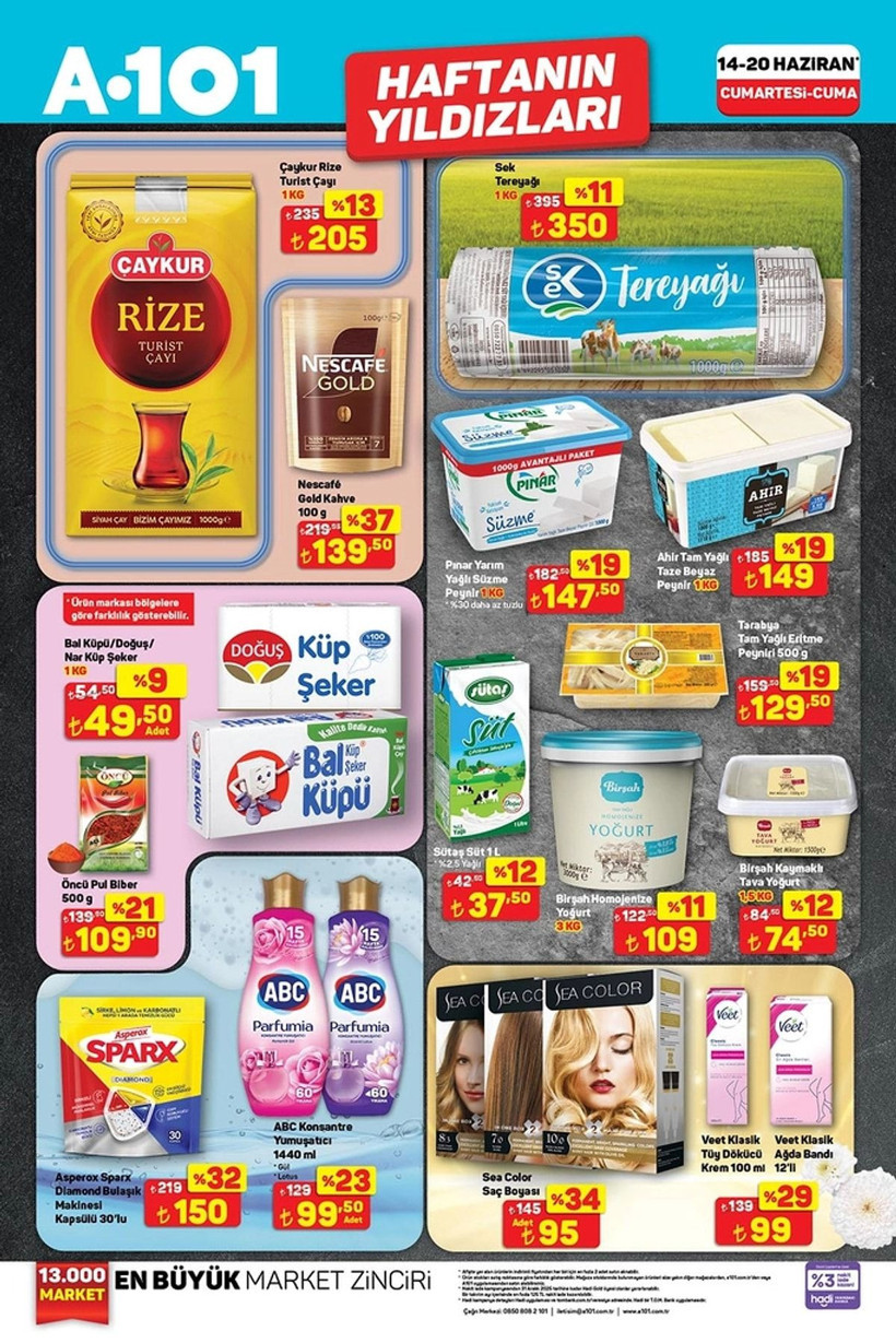 A101 14-20 HAZİRAN 2025 HAFTANIN YILDIZLARI KATALOĞU: A101'de hangi ürünler indirimde? - Resim: 2