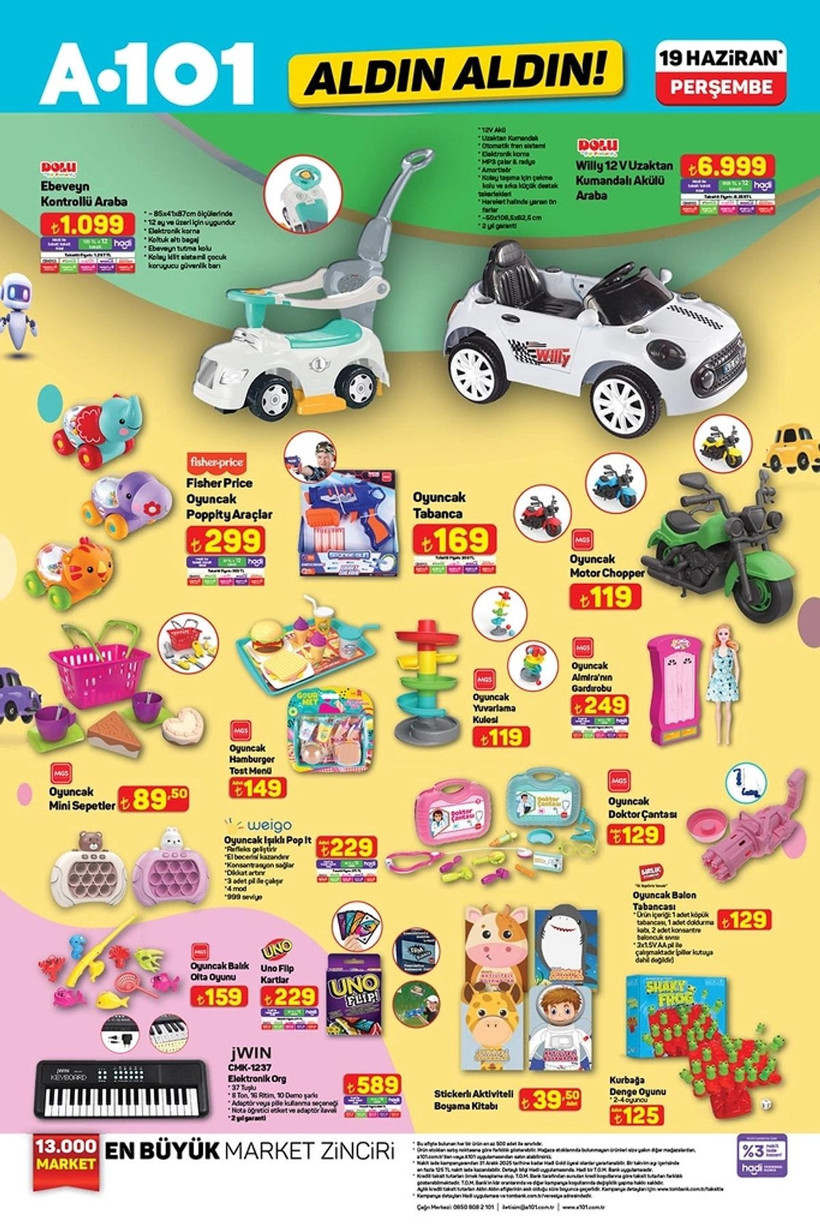 A101 19 HAZİRAN 2025 ALDIN ALDIN KATALOĞU: A101'e üç tekerlekli elektrikli moped geliyor! - Resim: 8