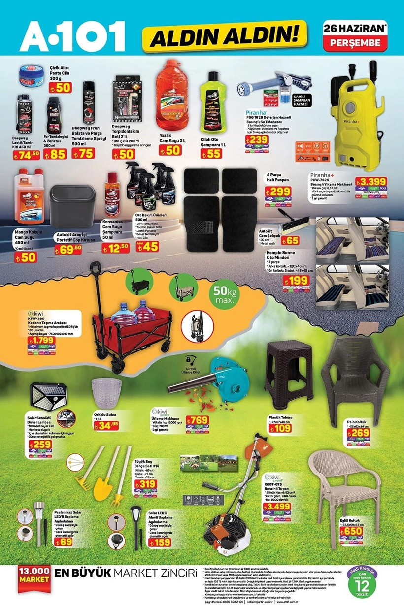 A101 20-26 HAZİRAN 2025 ALDIN ALDIN KATALOĞU: A101'e dondurma makinesi geliyor! - Resim: 9