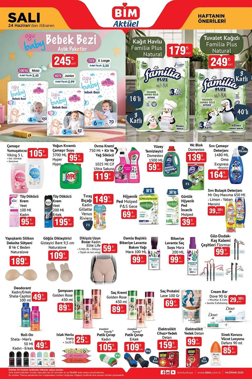 BİM 24 HAZİRAN 2025 AKTÜEL KATALOĞU: BİM'de Aşurelik malzemeler raflarda yerini alıyor! - Resim: 2