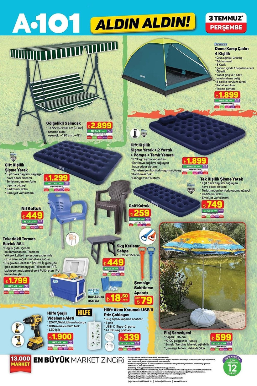 A101 3 TEMMUZ 2025 ALDIN ALDIN KATALOĞU: A101'e kablolu elektrikli araç şarj istasyonu geliyor! - Resim: 6