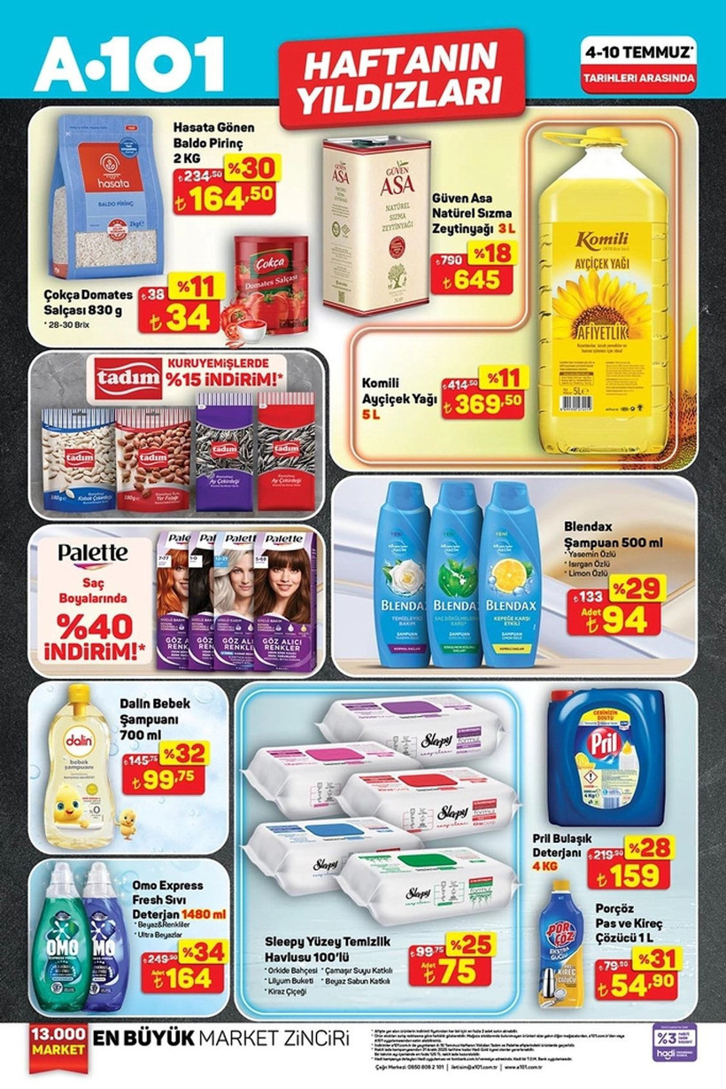 A101 4-10 TEMMUZ 2025 ALDIN ALDIN KATALOĞU: A101'de hangi ürünler indirimli? - Resim: 4