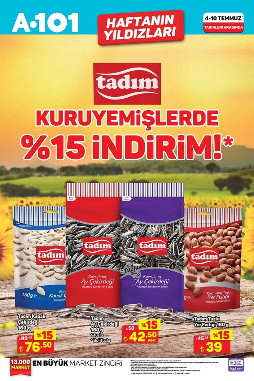 A101 4-10 TEMMUZ 2025 ALDIN ALDIN KATALOĞU: A101'de hangi ürünler indirimli? - Resim: 7