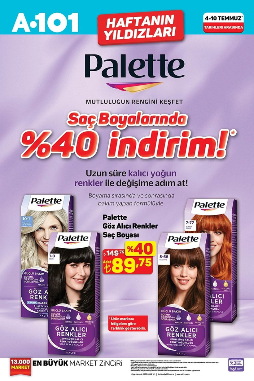 A101 4-10 TEMMUZ 2025 ALDIN ALDIN KATALOĞU: A101'de hangi ürünler indirimli? - Resim: 8