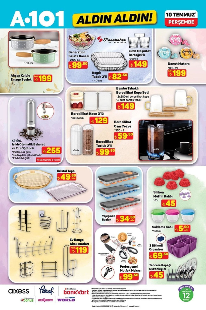 A101 KATALOĞU: Bugün (11 Temmuz 2025) A101 Aldın Aldın kampanyasında hangi ürünler var? İşte indirimli ürün listesi - Resim: 8