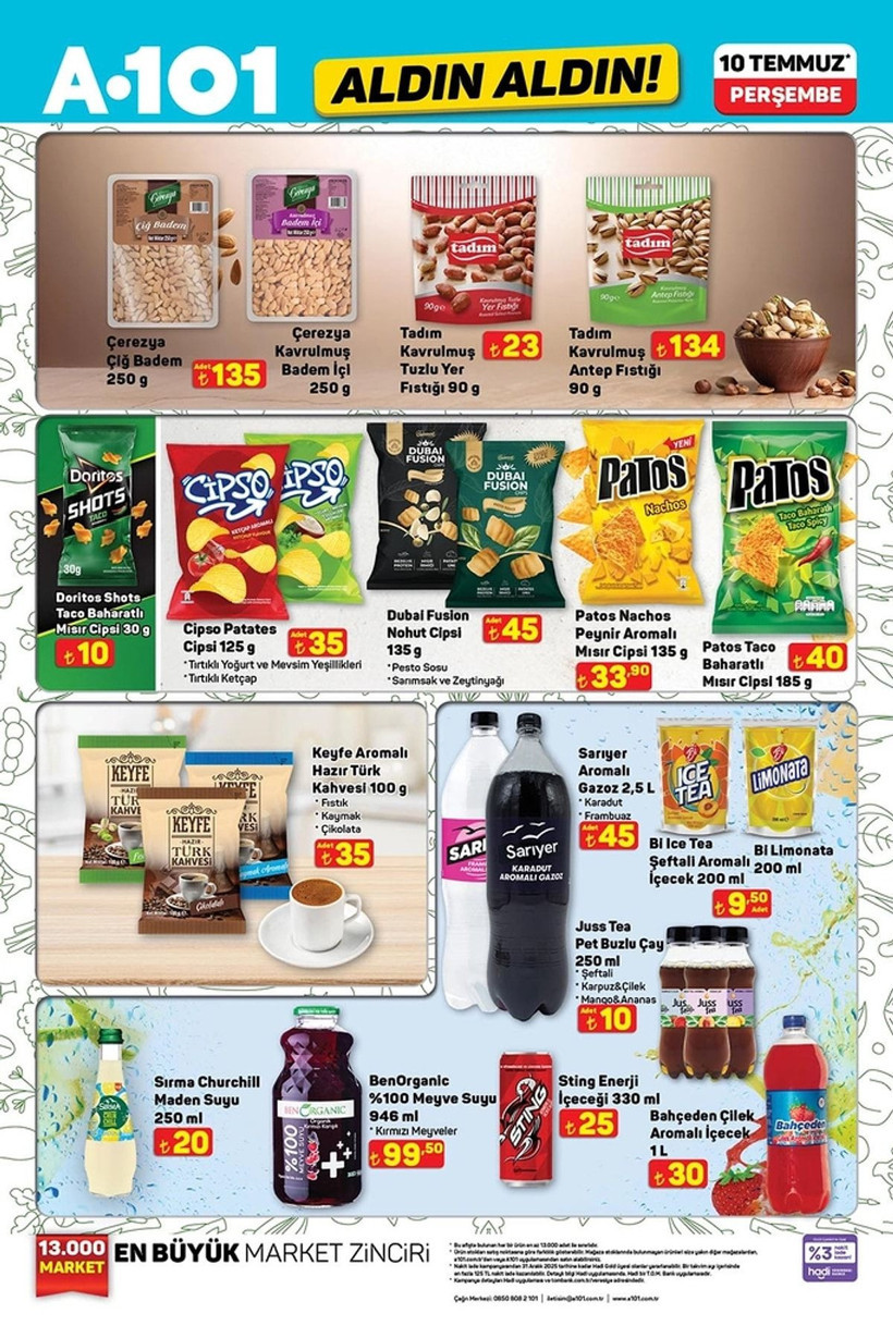 A101 KATALOĞU: Bugün (11 Temmuz 2025) A101 Aldın Aldın kampanyasında hangi ürünler var? İşte indirimli ürün listesi - Resim: 12