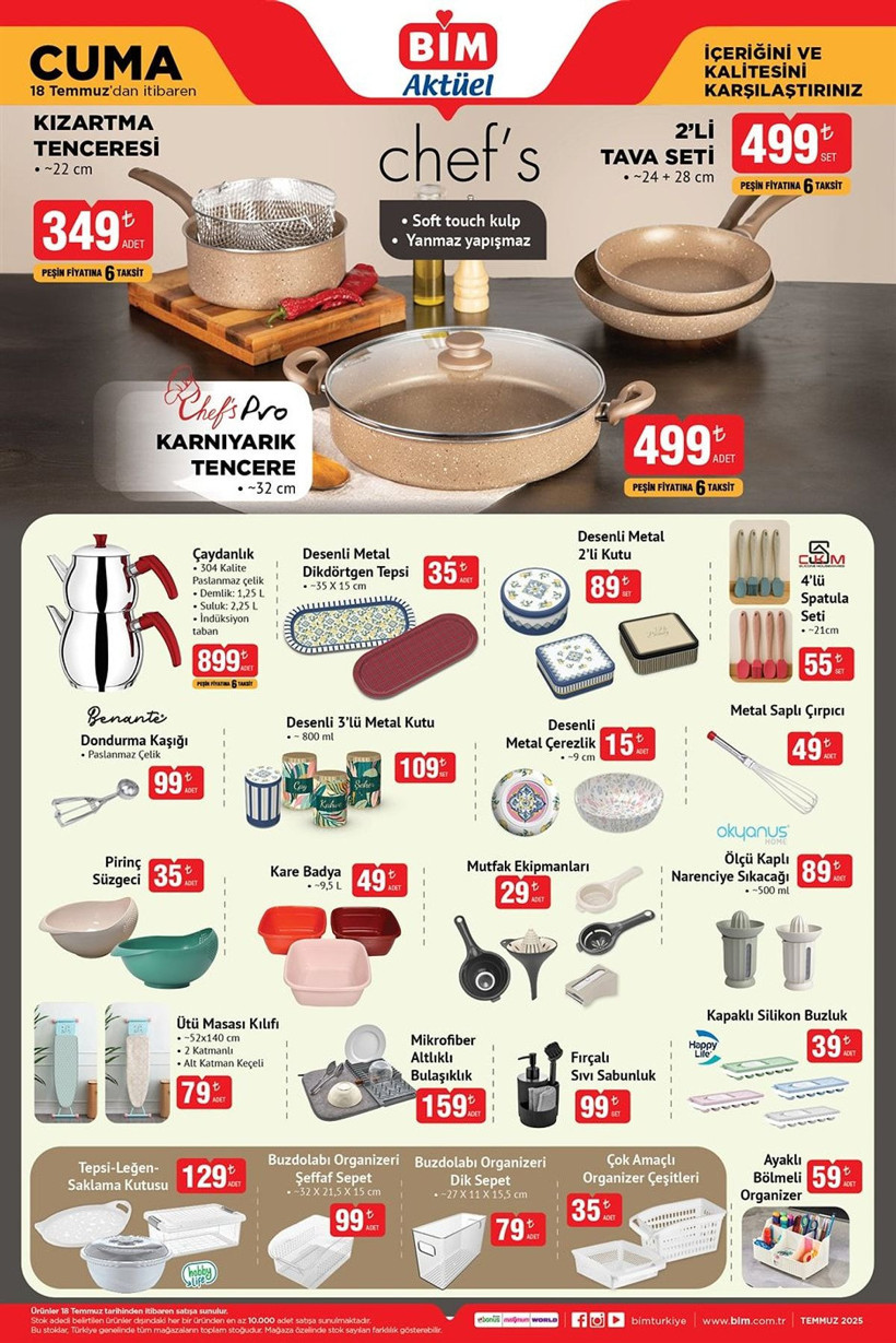 BİM 18 TEMMUZ 2025 AKTÜEL KATALOĞU: BİM'e mini buzdolabı geliyor! - Resim: 7