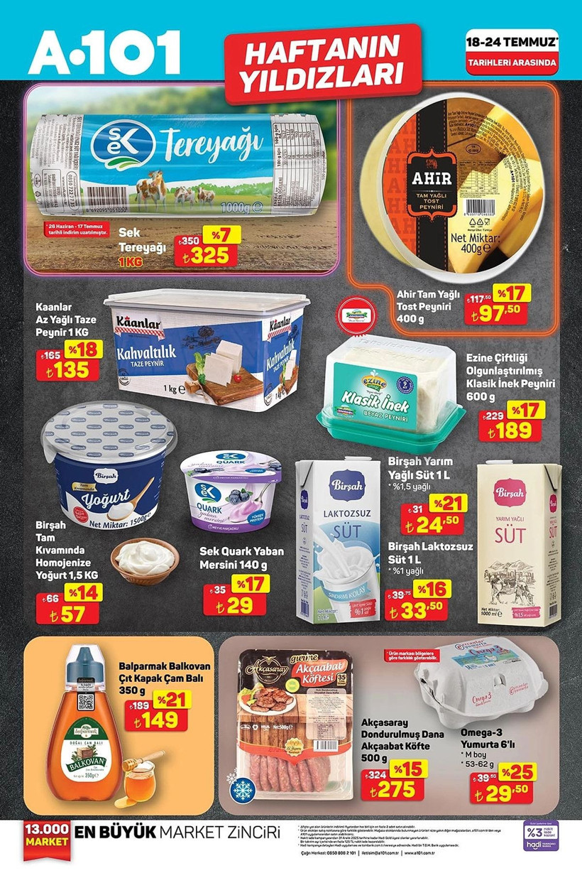 A101 18-24 TEMMUZ 2025 HAFTANIN FIRSATLARI: A101'de hangi ürünler indirime girecek? - Resim: 3