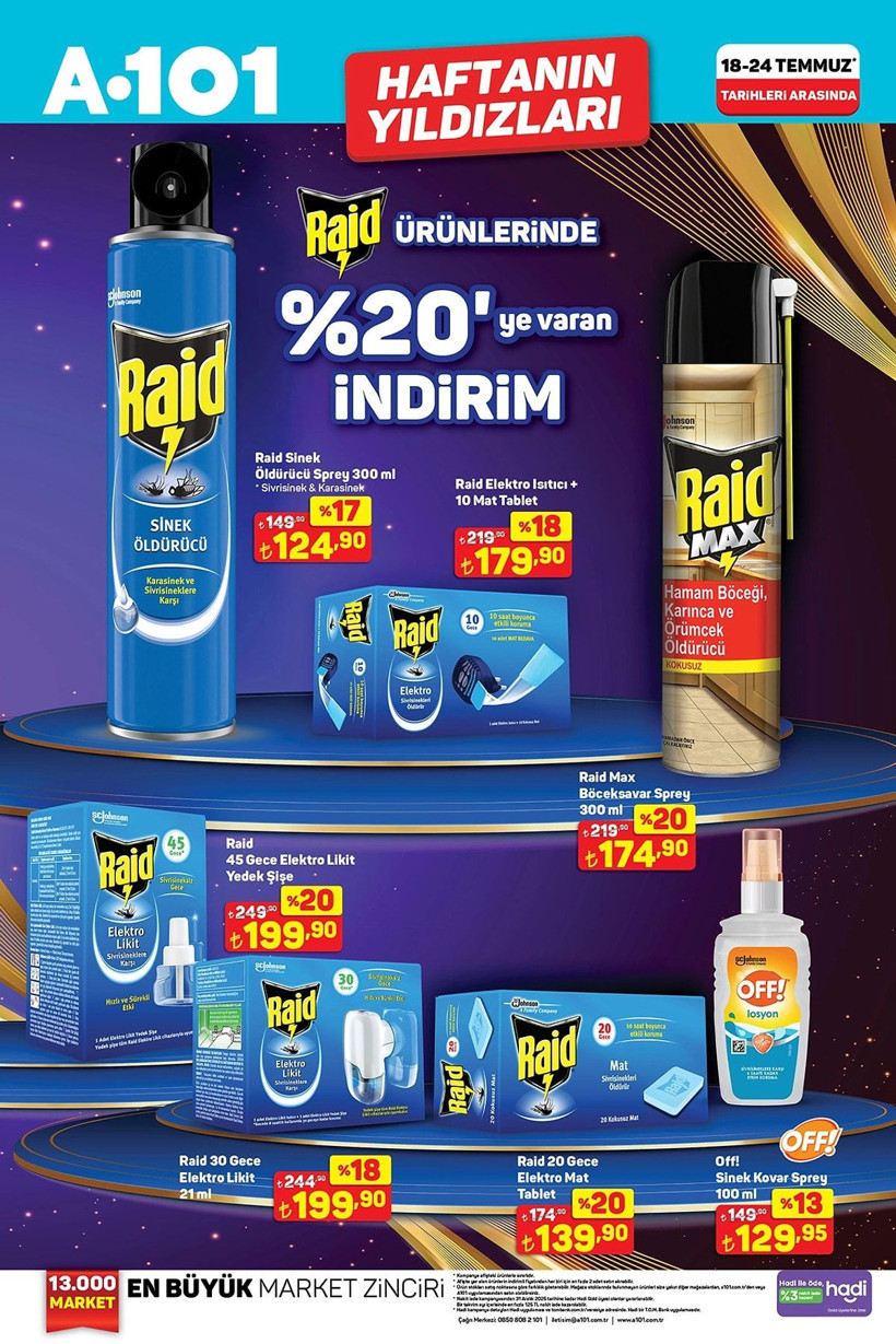 A101 18-24 TEMMUZ 2025 HAFTANIN FIRSATLARI: A101'de hangi ürünler indirime girecek? - Resim: 4
