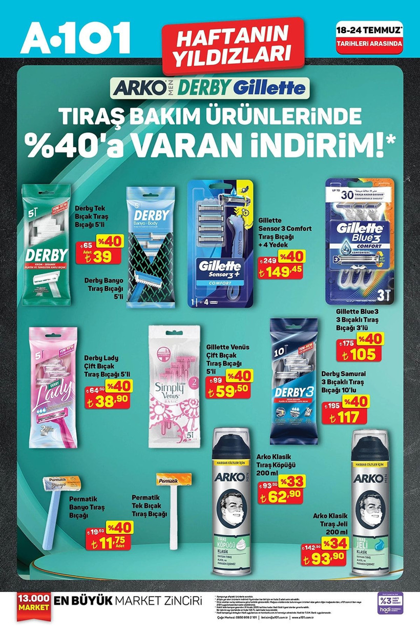 A101 18-24 TEMMUZ 2025 HAFTANIN FIRSATLARI: A101'de hangi ürünler indirime girecek? - Resim: 6