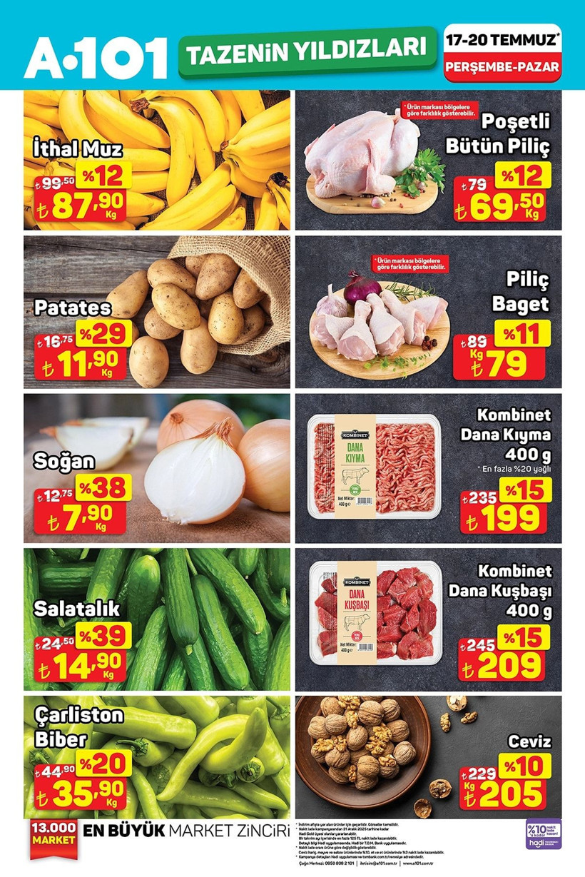 A101 18-24 TEMMUZ 2025 HAFTANIN FIRSATLARI: A101'de hangi ürünler indirime girecek? - Resim: 9