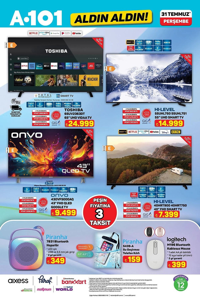 A101 31 TEMMUZ 205 ALDIN ALDIN KATALOĞU: A101'e çift kişilik yatak geliyor! - Resim: 2
