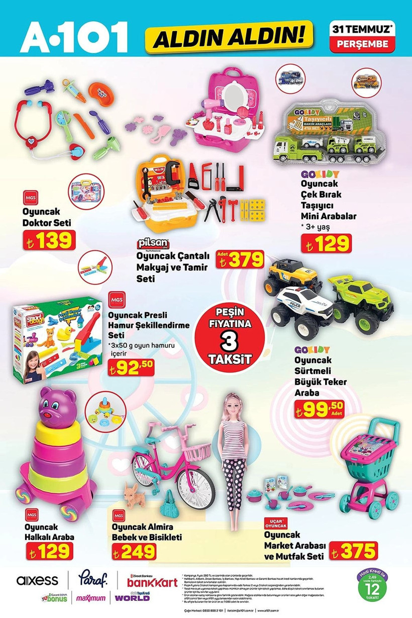 A101 31 TEMMUZ 205 ALDIN ALDIN KATALOĞU: A101'e çift kişilik yatak geliyor! - Resim: 9