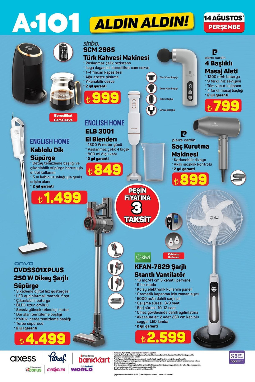 A101 14 AĞUSTOS 2025 AKTÜEL KATALOĞU: A101'e katlanır langırt masası geliyor! - Resim: 5