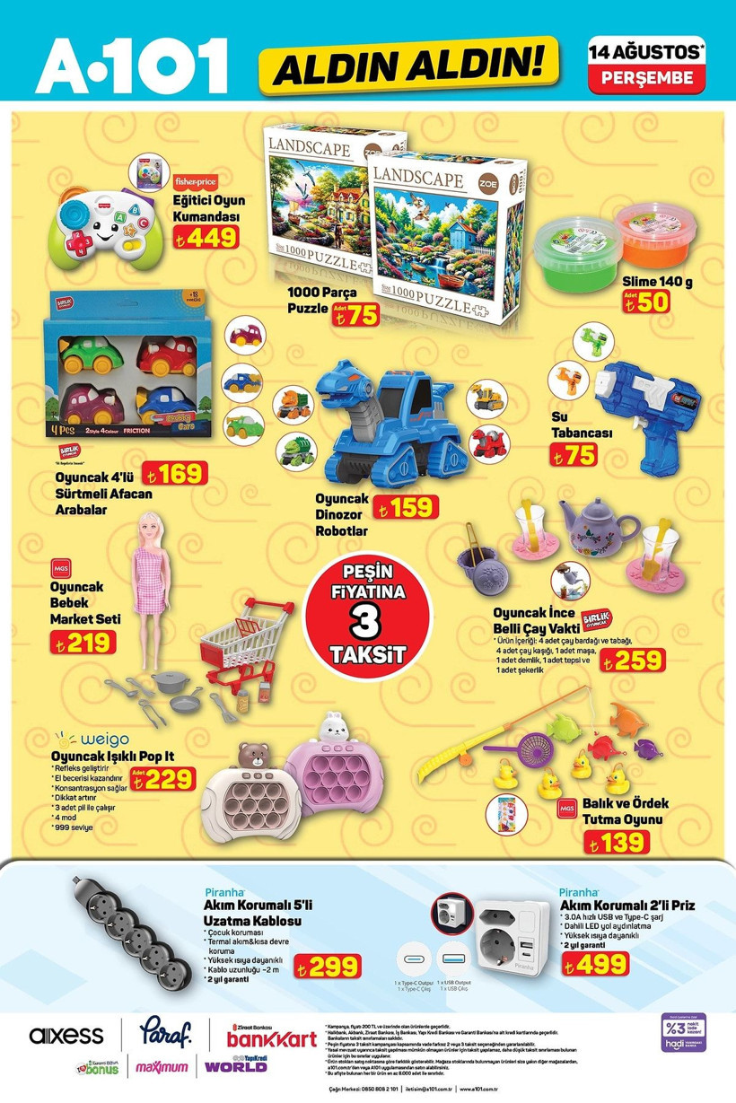 A101 14 AĞUSTOS 2025 AKTÜEL KATALOĞU: A101'e katlanır langırt masası geliyor! - Resim: 9