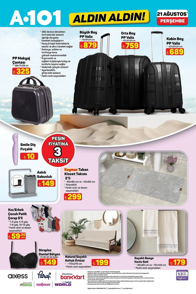 A101 21 AĞUSTOS 2025 AKTÜEL KATALOĞU: A101'e overlok makinesi geliyor! - Resim: 9