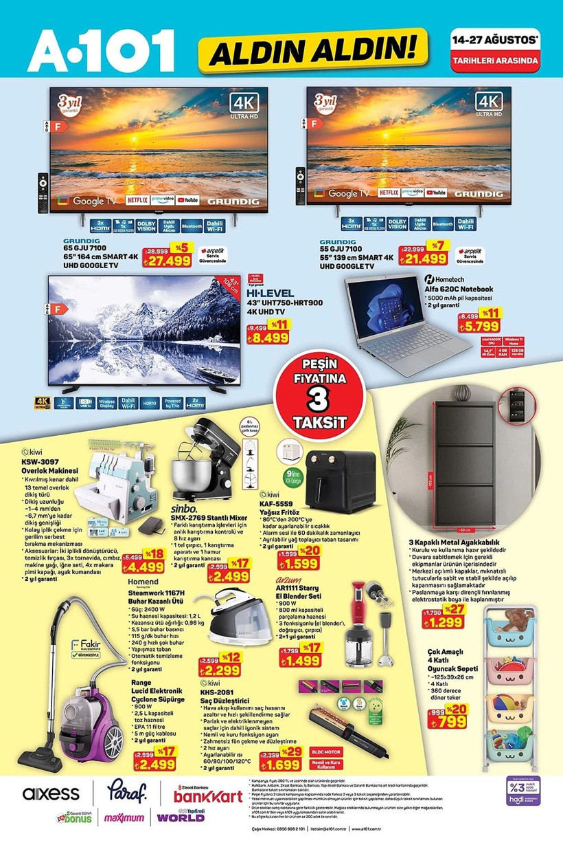 A101 21 AĞUSTOS 2025 AKTÜEL KATALOĞU: A101'e overlok makinesi geliyor! - Resim: 10