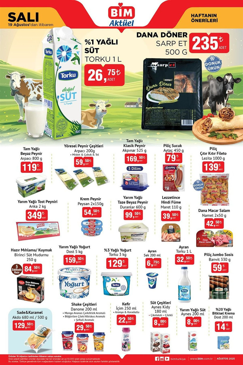 BİM 19 AĞUSTOS 2025 AKTÜEL KATALOĞU: Hangi ürünler indirimde? - Resim: 2