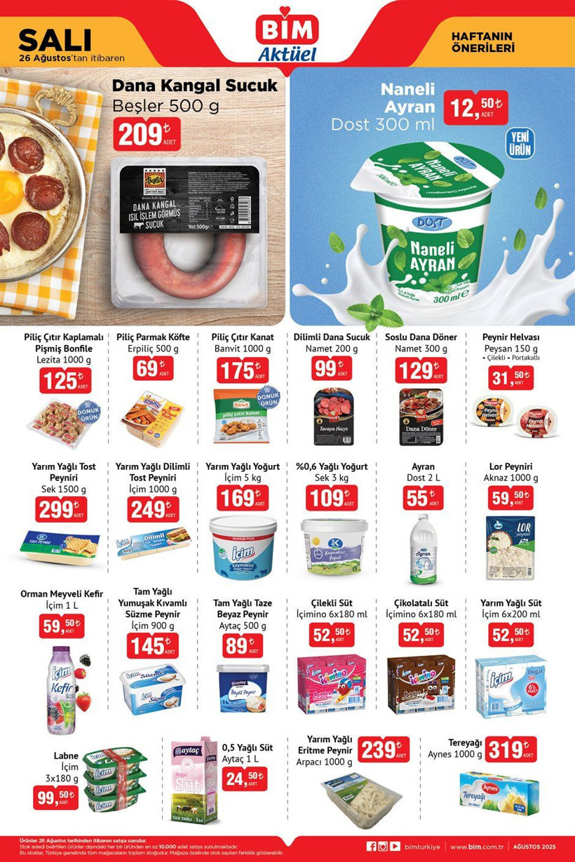 26 Ağustos BİM Aktüel kataloğu: Bugün BİM'de hangi ürünler indirimli? Ürün listesi... - Resim: 2