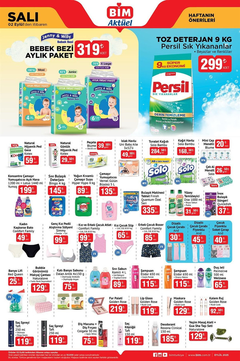 BİM 2-5 EYLÜL 2025 AKTÜEL KATALOĞU: BİM'e buhar kazanlı ütü geliyor! - Resim: 2