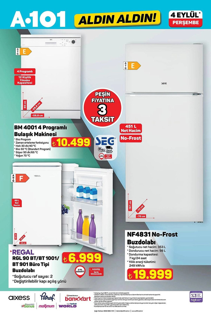 A101 4 EYLÜL 2025 ALDIN ALDIN KATALOĞU: A101'e elektrikli araç geliyor! - Resim: 3