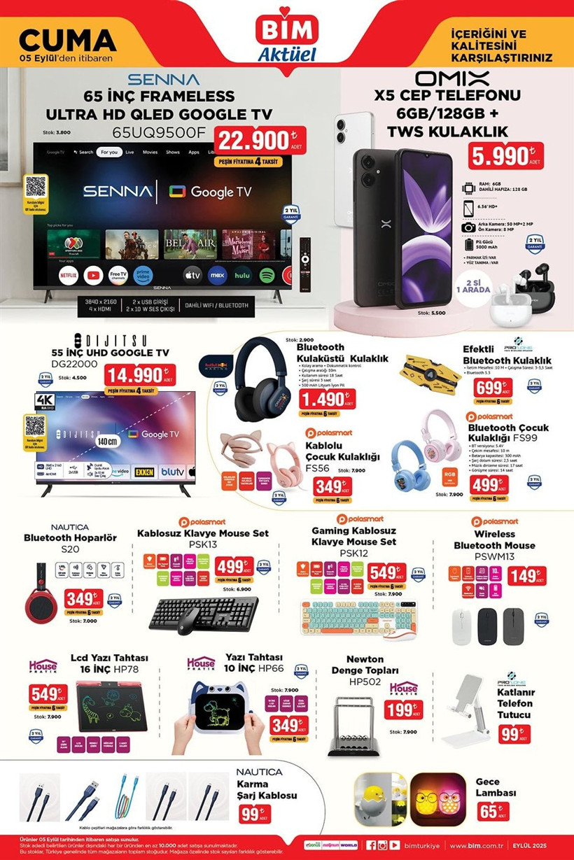 BİM 2-5 EYLÜL 2025 AKTÜEL KATALOĞU: BİM'e buhar kazanlı ütü geliyor! - Resim: 5