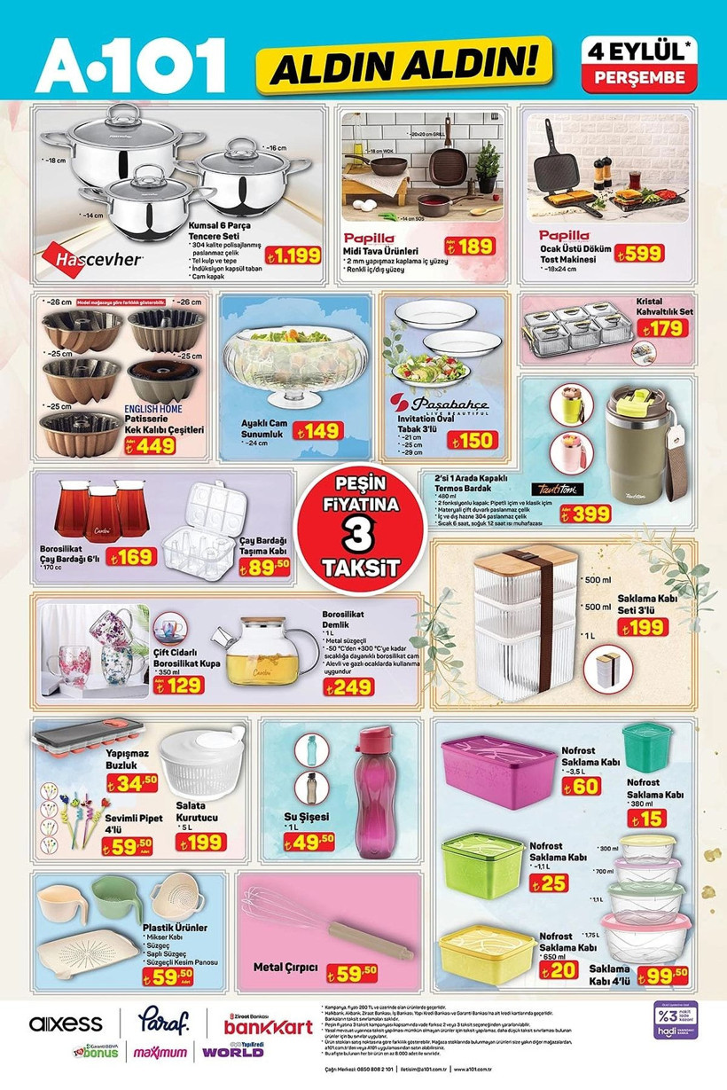 A101 4 EYLÜL 2025 ALDIN ALDIN KATALOĞU: A101'e elektrikli araç geliyor! - Resim: 7