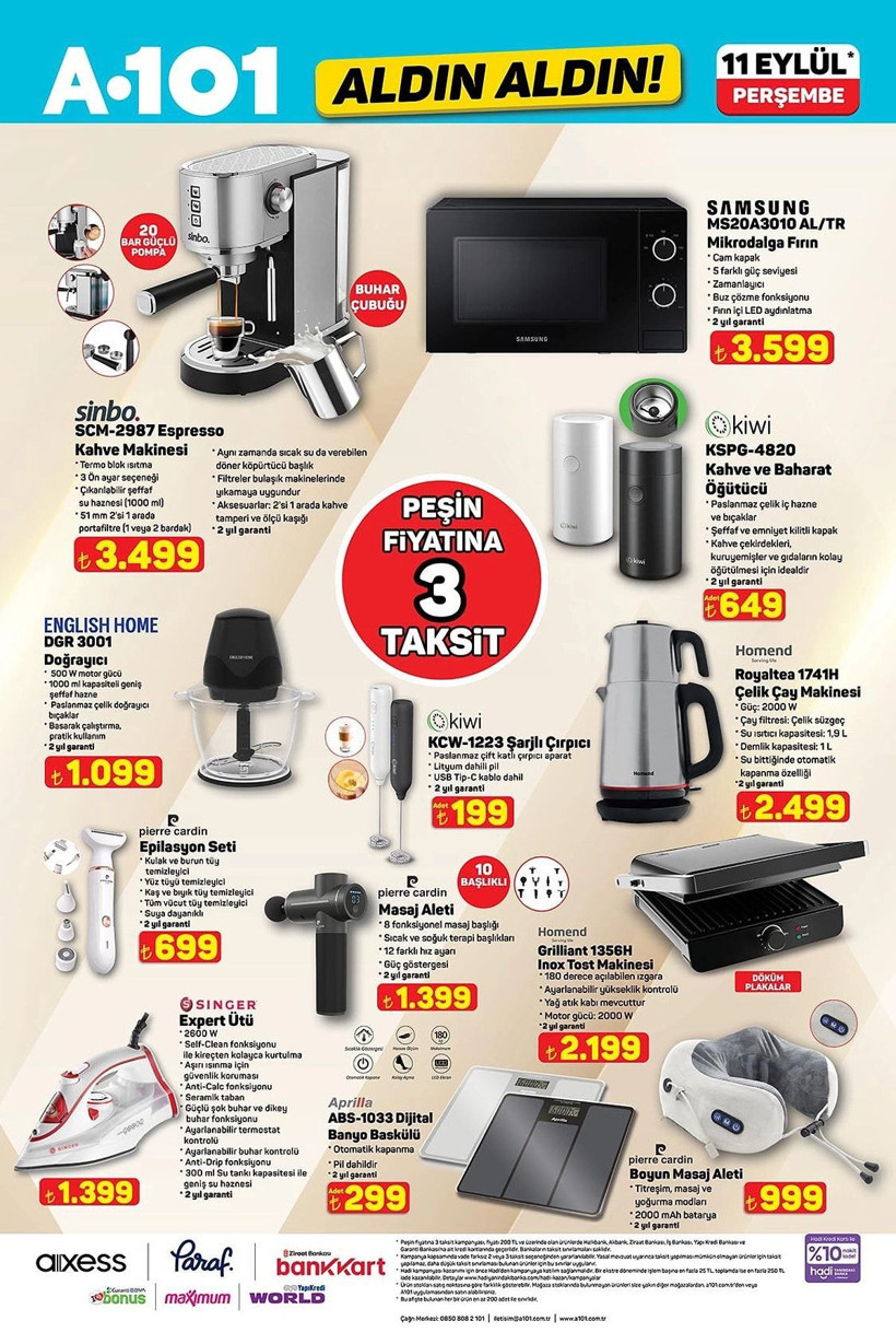 A101 11 EYLÜL 2025 ALDIN ALDIN KATALOĞU: A101'e çok fonksiyonlu yazıcı geliyor! - Resim: 3