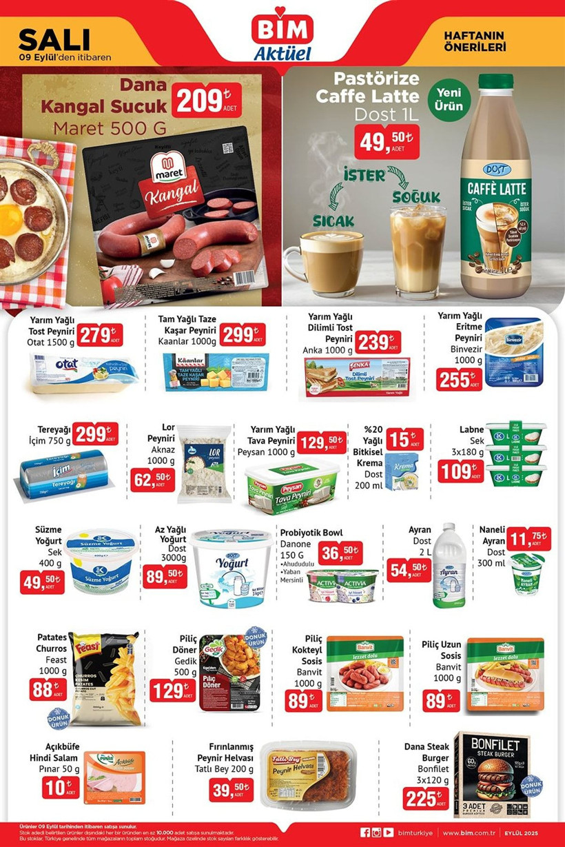 BİM 9 EYLÜL 2025 AKTÜEL KATALOĞU: BİM'de hangi ürünler indirimli? - Resim: 2