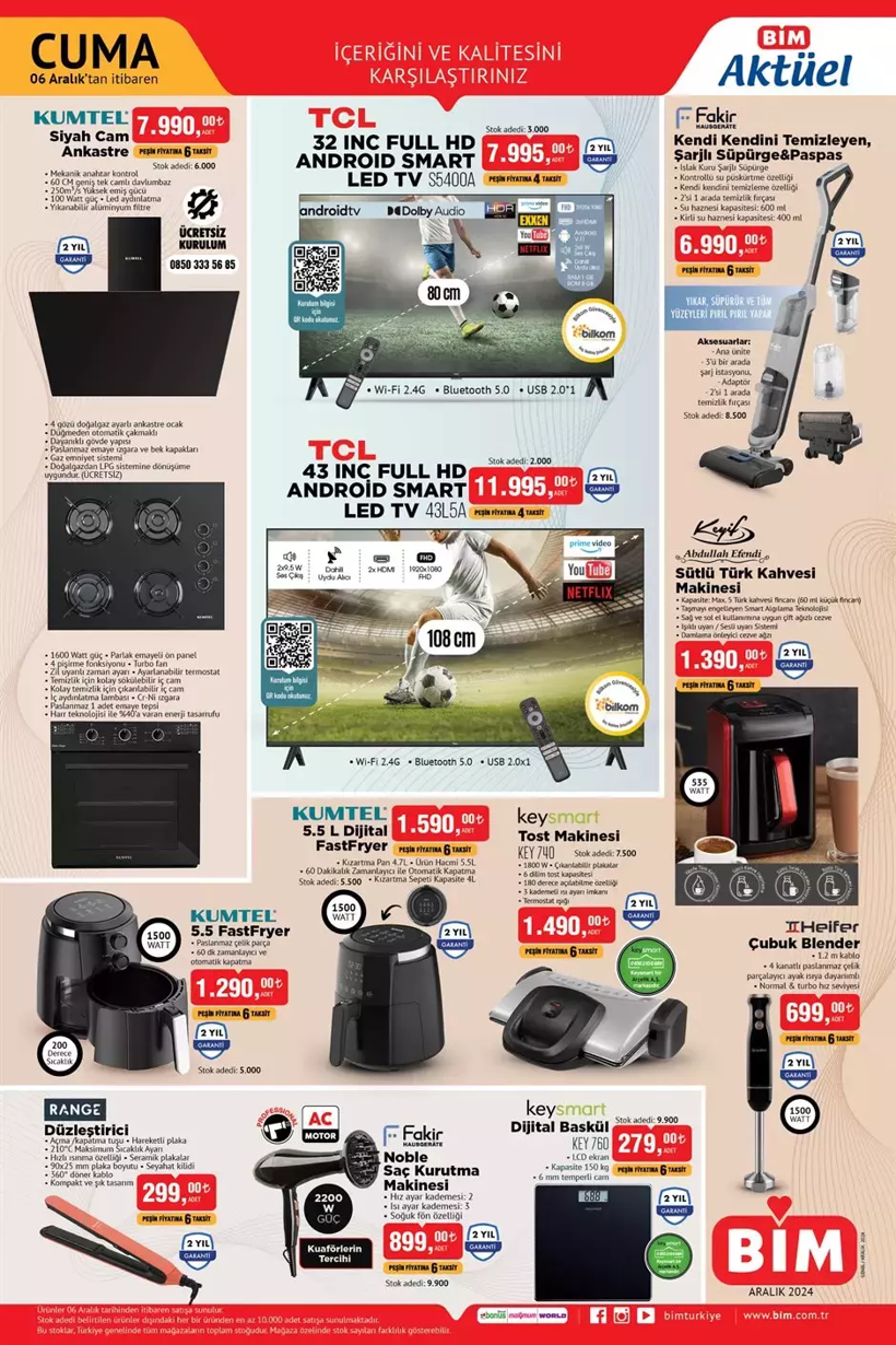 BİM 6 Aralık aktüel kataloğu: Hangi ürünler indirime giriyor? (BİM’de bu hafta neler var?) - Resim: 3
