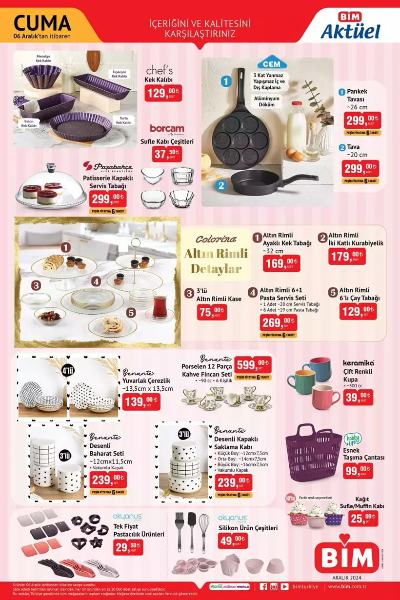 BİM 6 Aralık aktüel kataloğu: Hangi ürünler indirime giriyor? (BİM’de bu hafta neler var?) - Resim: 4