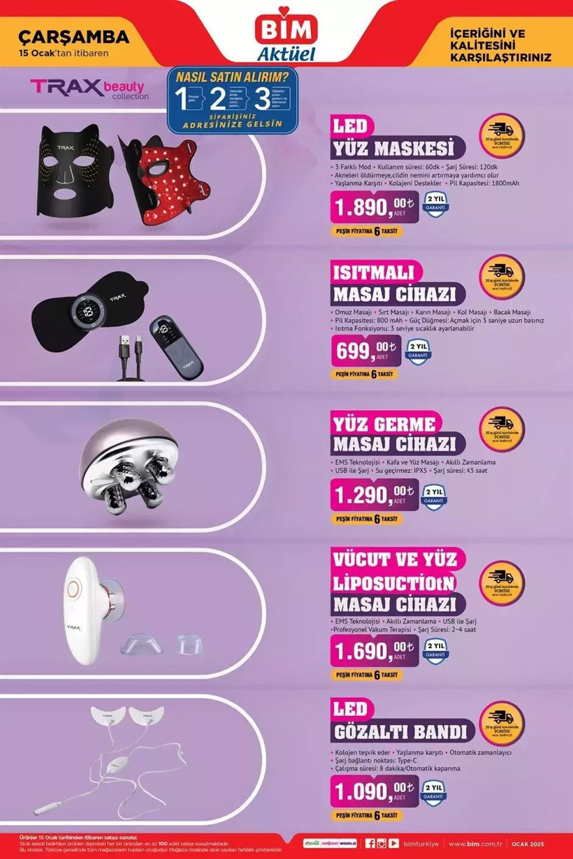 BİM AKTÜEL KATALOĞU! 14-15-17 Ocak tarihlerinde BİM'e hangi ürünler geliyor? - Resim: 6