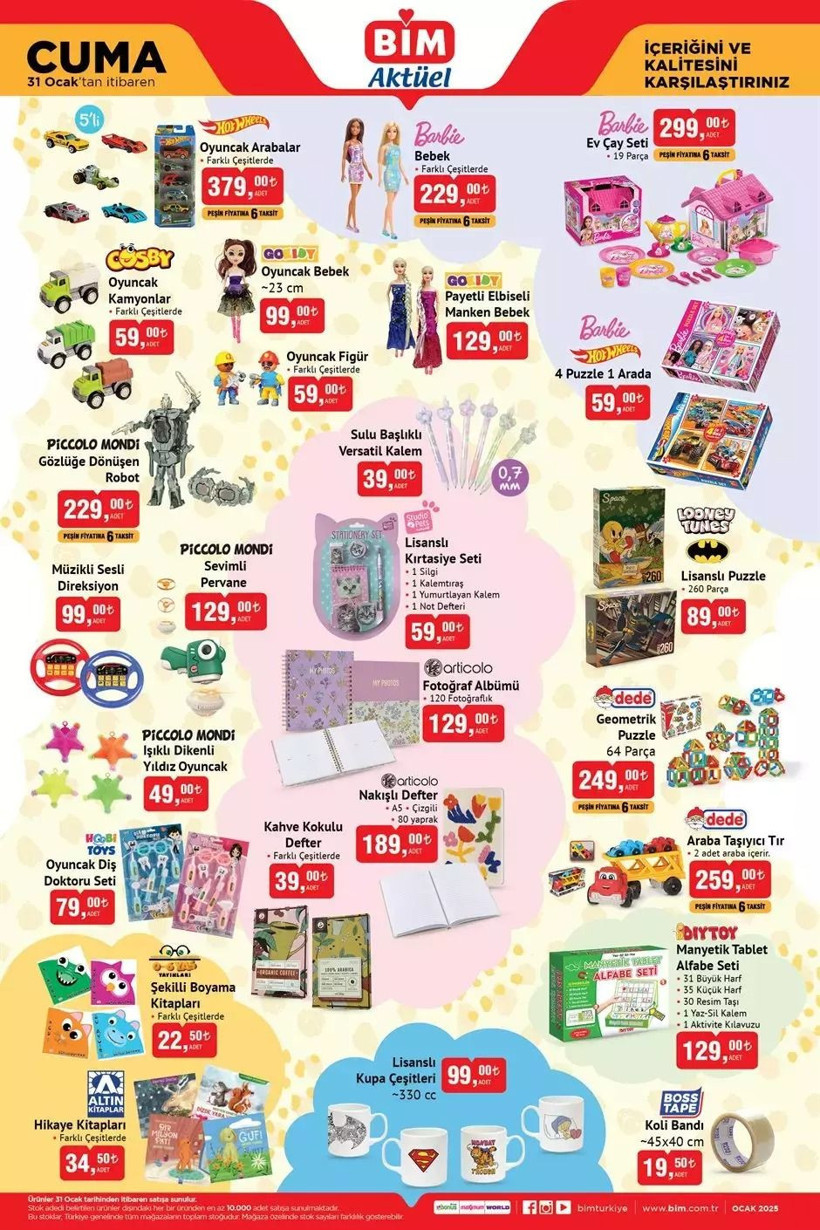 BİM AKTÜEL KATALOĞU YAYIMLANDI! 28-29-31 Ocak 2025 tarihlerinde BİM'e hangi ürünler geliyor? - Resim: 12