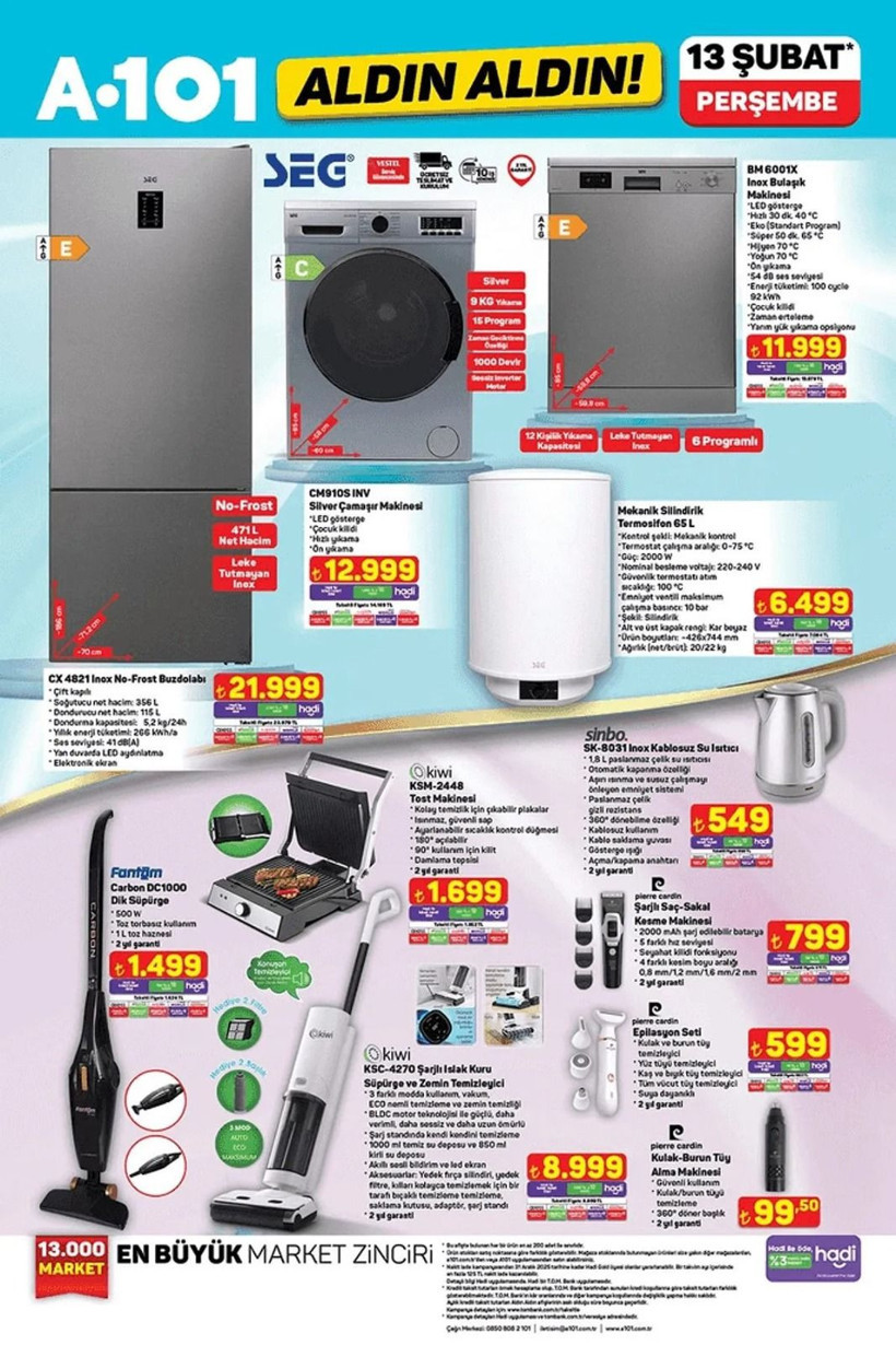 A101 13 ŞUBAT 2025 ALDIN ALDIN KATALOĞU: BENZİNLİ MOPED SATIŞTA! - Resim: 2