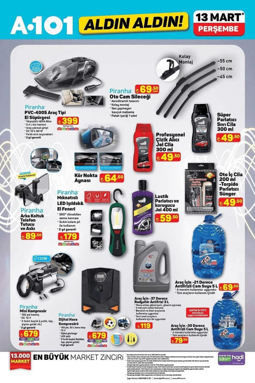 A101 13 MART 2025 AKTÜEL KATALOĞU: A101'e elektrikli moped geliyor! - Resim: 7