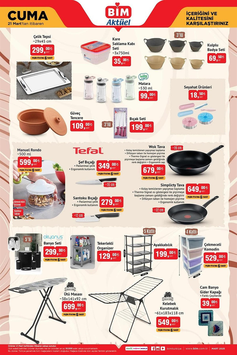 BİM 18-21 MAR 2025 AKTÜEL KATALOĞU: BİM'e para sayma makinesi geliyor! - Resim: 6