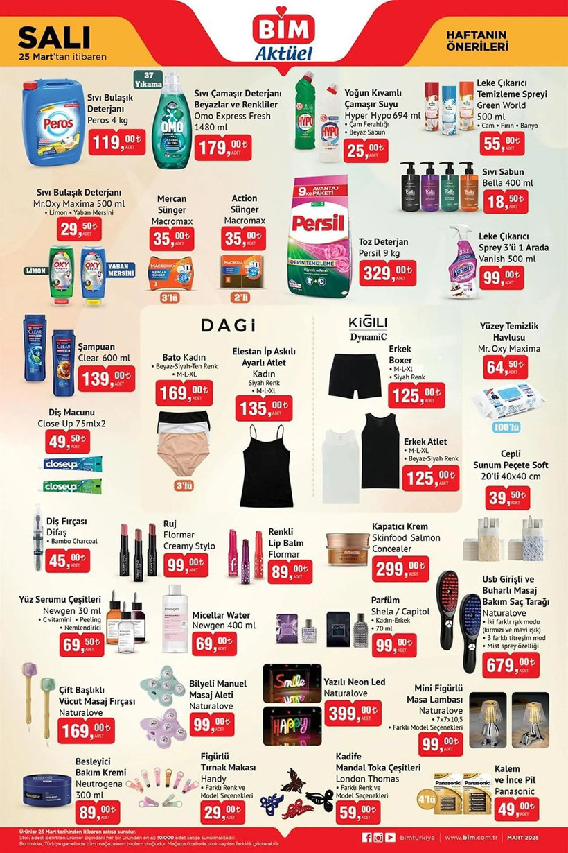 BİM 25 MART 2025 AKTÜEL KATALOĞU: BİM'de hangi ürünler indirime girdi? - Resim: 2