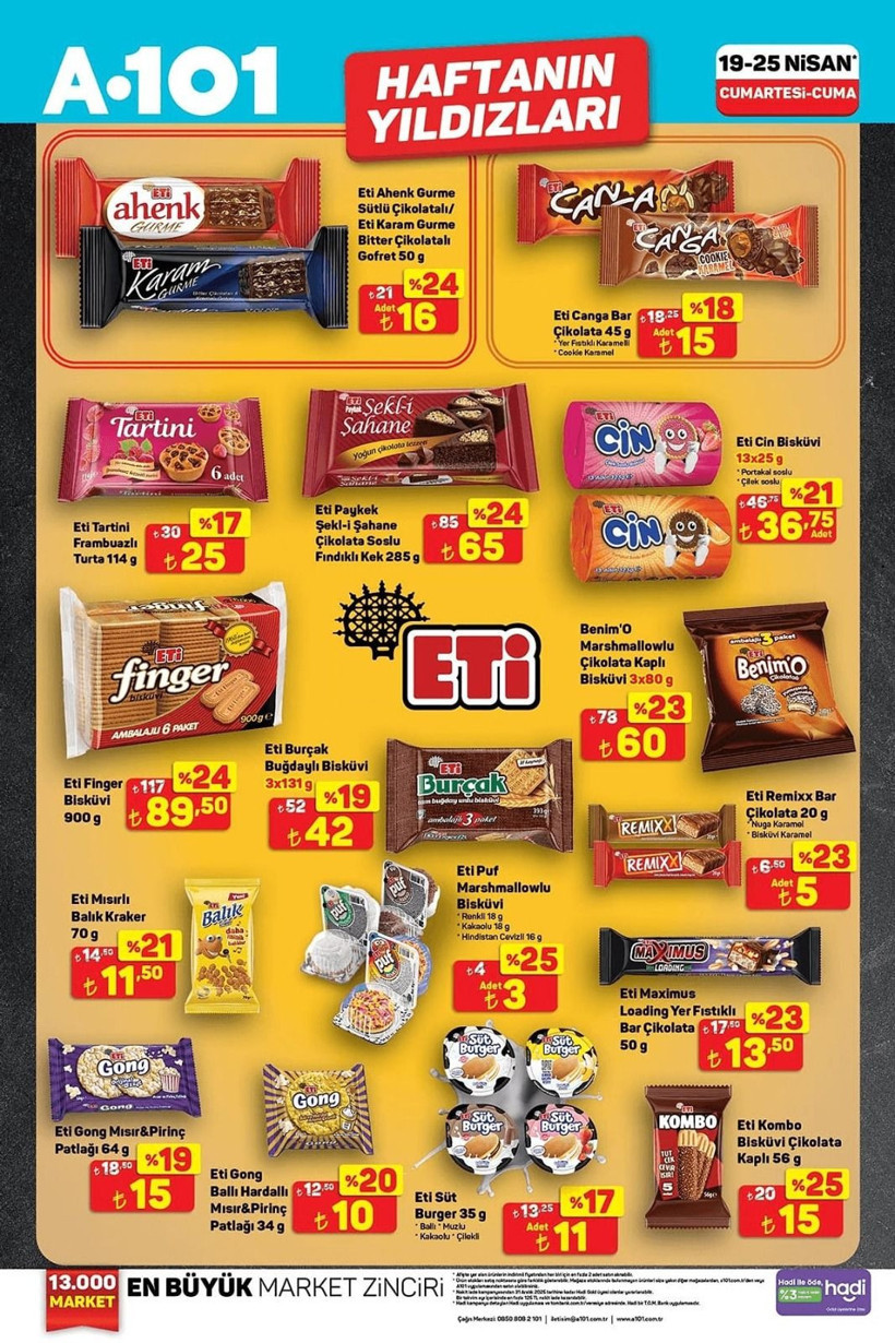 A101 19-25 NİSAN 2025 HAFTANIN YILDIZLARI KATALOĞU: A101'de hangi ürünler indirimli? - Resim: 7