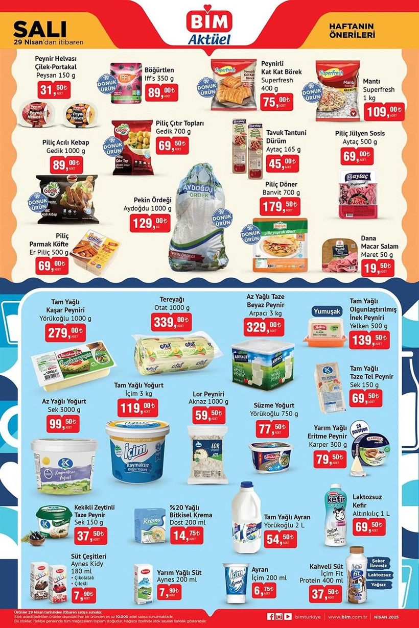 BİM 29 NİSAN 2025 AKTÜEL KATALOĞU: BİM'de hangi ürünler indirimde? - Resim: 2