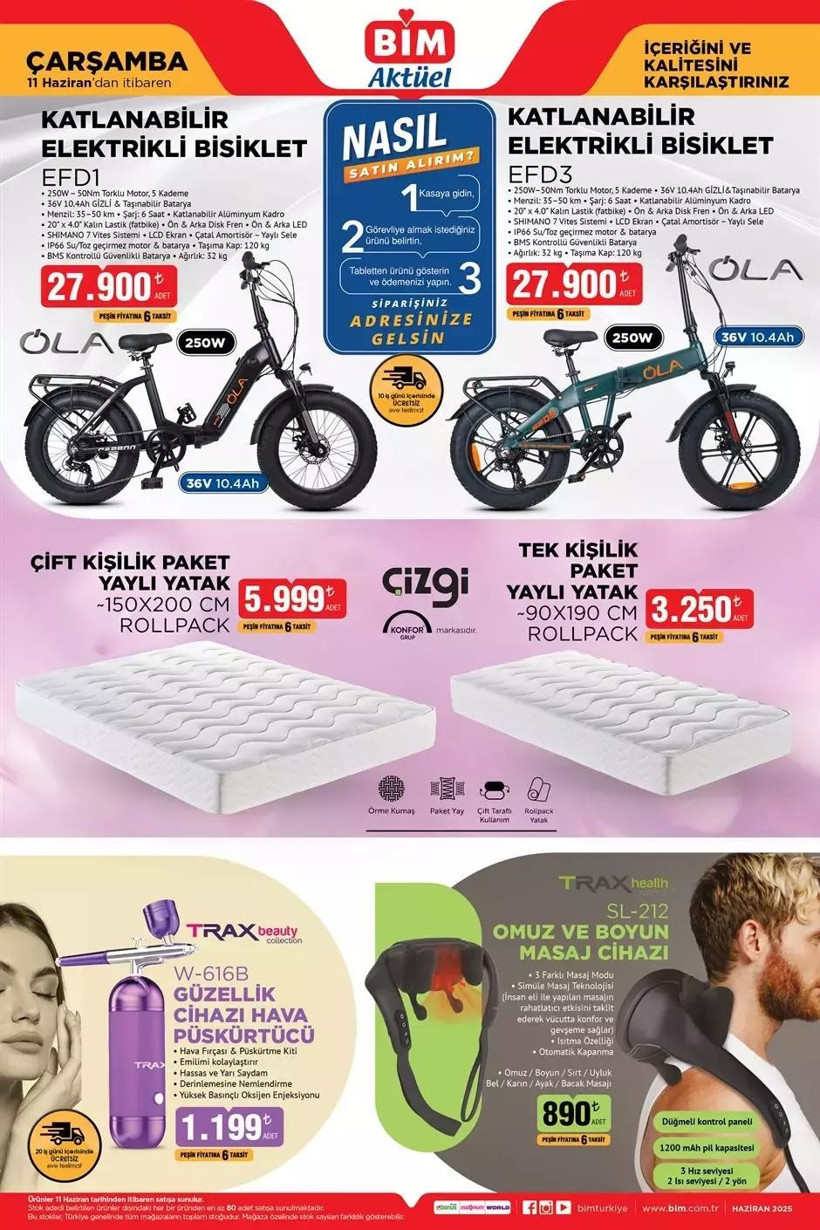 BİM 10-13 HAZİRAN 2025 AKTÜEL KATALOĞU: BİM'e portatif klima geliyor! - Resim: 5