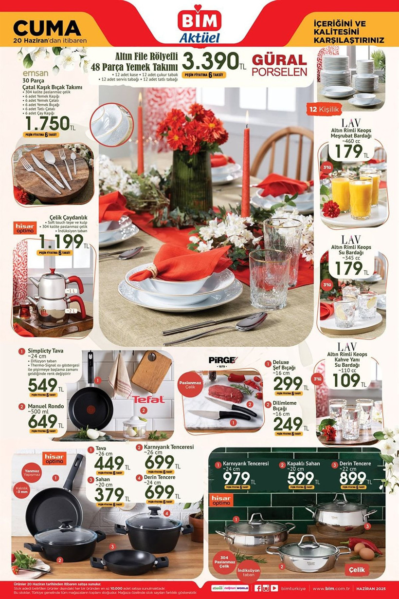 BİM 20 HAZİRAN 205 AKTÜEL KATALOĞU: BİM'e büyük aile çadırı geliyor! - Resim: 12