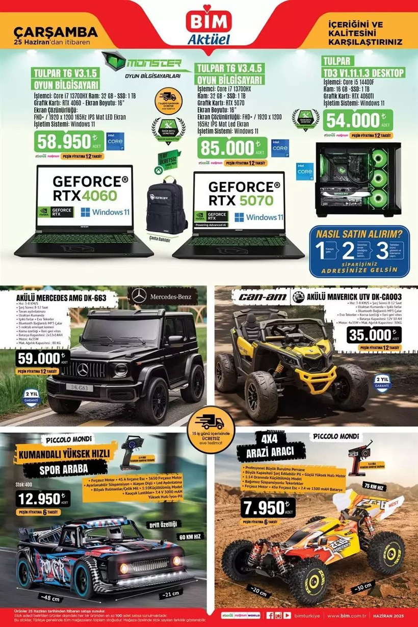 BİM 25 HAZİRAN 2025 AKTÜEL KATALOĞU: BİM'e akülü mercedes geliyor! - Resim: 3