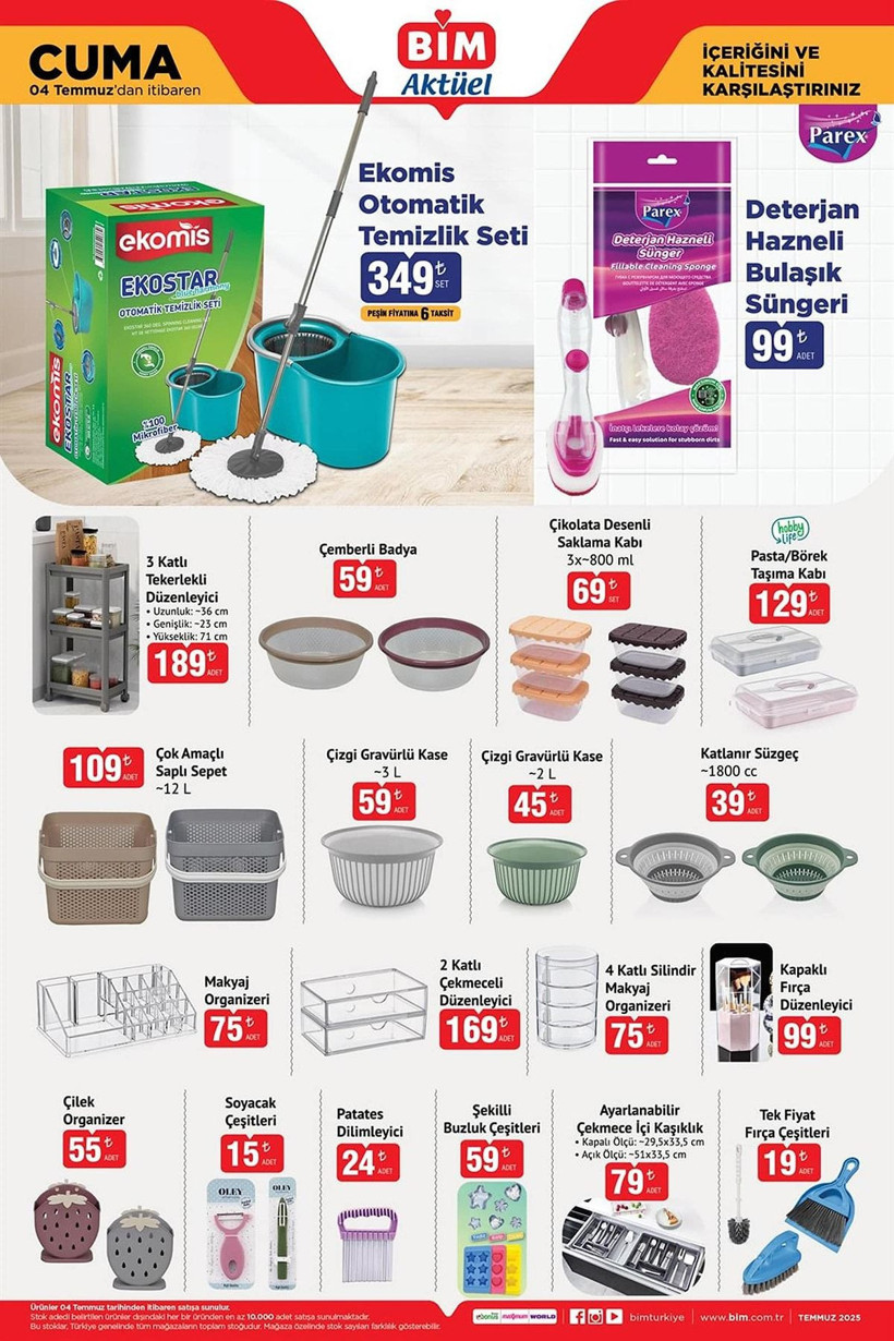 BİM 1-4 TEMMUZ 2025 AKTÜEL KATALOĞU: BİM'e aksiyon kamerası geliyor! - Resim: 8