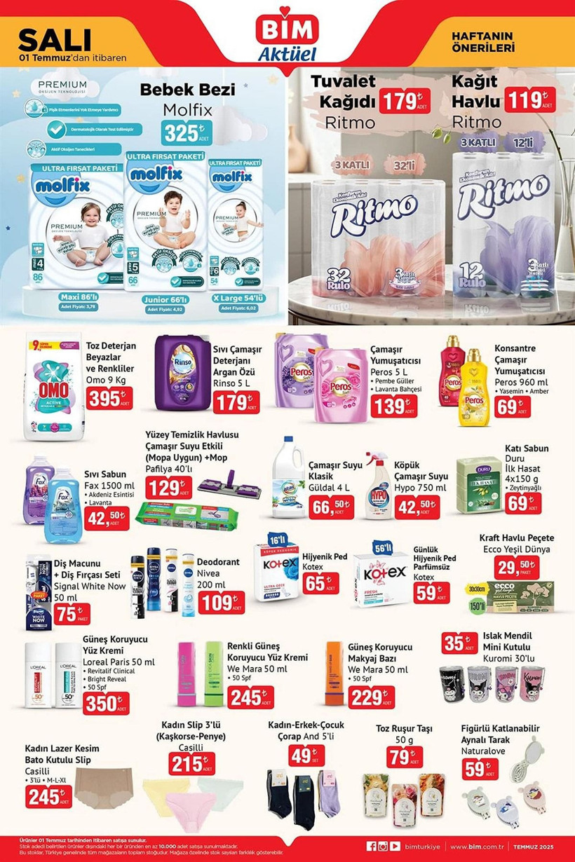 BİM 1 TEMMUZ 2025 AKTÜEL KATALOĞU: BİM'e güneş kremi geliyor! - Resim: 4