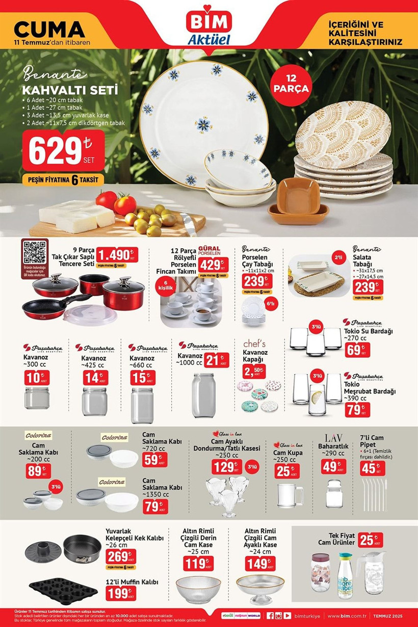 BİM 11 TEMMUZ 2025 AKTÜEL KATALOĞU: BİM'e tablet geliyor! - Resim: 6
