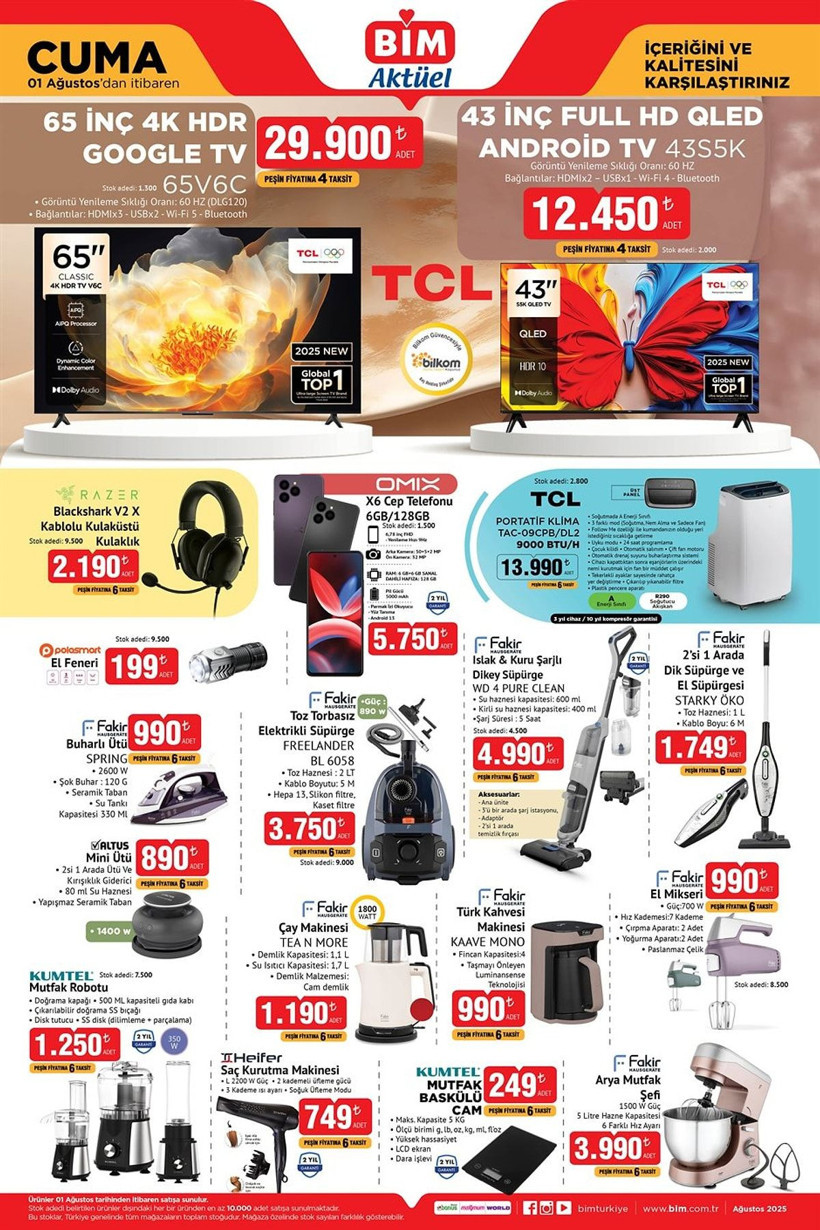 BİM 29 TEMMUZ-1 AĞUSTOS 2025 AKTÜEL KATALOĞU: BİM'e portatif klima geliyor! - Resim: 4