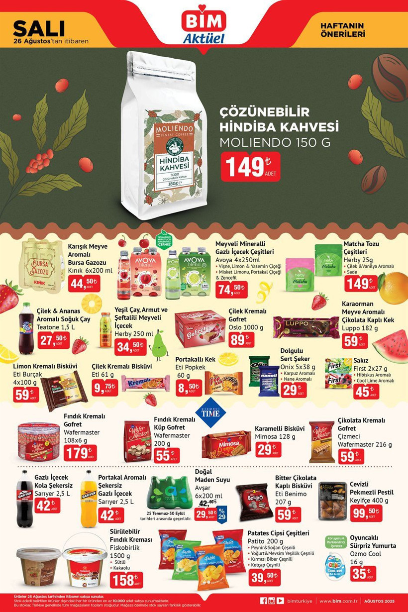 26 Ağustos BİM Aktüel kataloğu: Bugün BİM'de hangi ürünler indirimli? Ürün listesi... - Resim: 3
